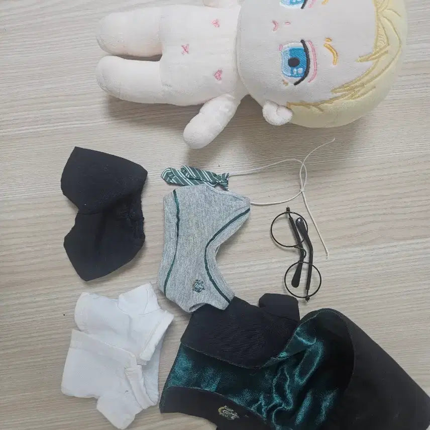 [BUNJANG] Harry Potter Malfoy Plush Doll Clothing Set / 해리포터 말포이 솜인형 인형 옷 의상 슬리데린