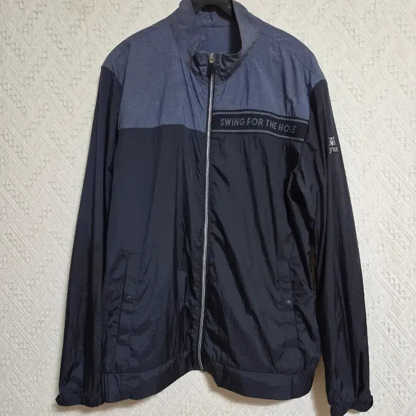 [BUNJANG] Lynx Golf Windbreaker Jumper Navy/Blue / 링스 골프 바람막이 점퍼 네이비/블루