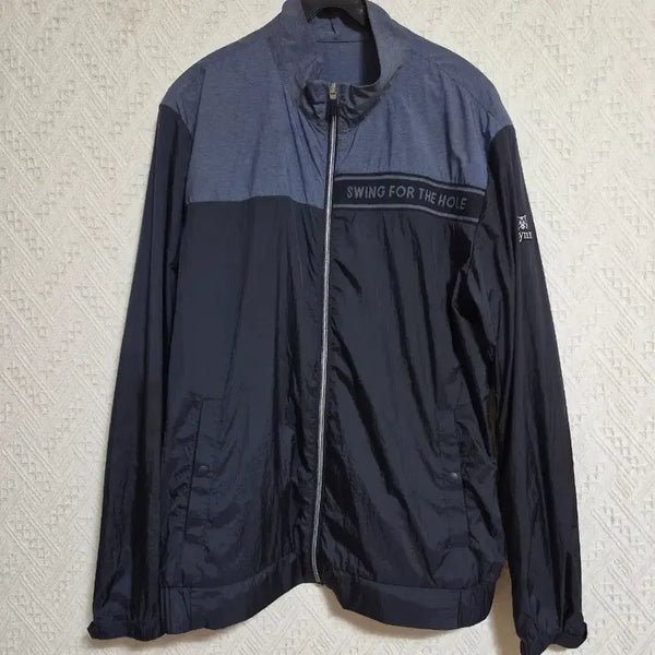 [BUNJANG] Lynx Golf Windbreaker Jumper Navy/Blue / 링스 골프 바람막이 점퍼 네이비/블루