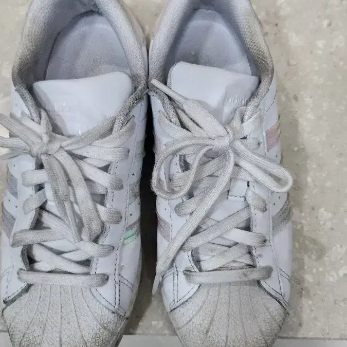 [BUNJANG] Adidas Superstar White Sneakers / 아디다스 슈퍼스타 흰색 운동화