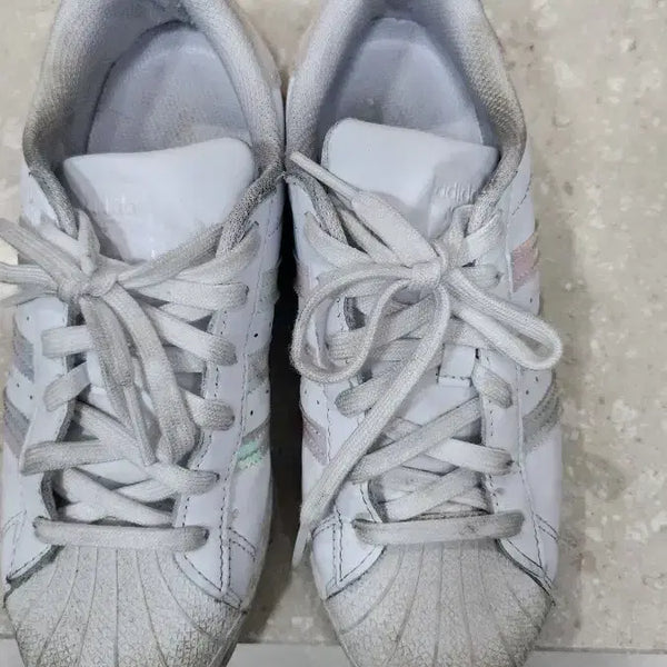 [BUNJANG] Adidas Superstar White Sneakers / 아디다스 슈퍼스타 흰색 운동화