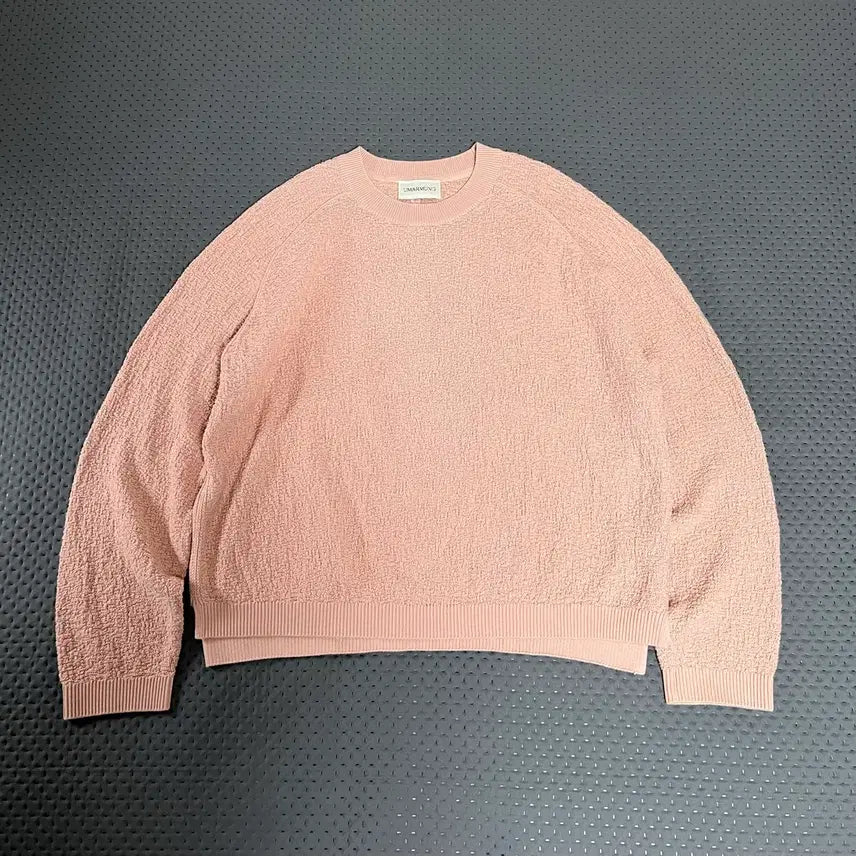 [BUNJANG] Ummung Saddle Crewneck Knit Pink L / 우마뭉 새들 크루넥 니트 핑크 L