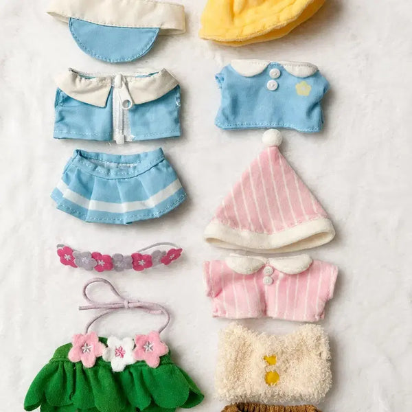 [BUNJANG] Daiso Plush Doll Clothes Bundle Set (Compatible with 10-13cm Plush Dolls) / 다이소 솜인형 인형옷 일괄 판매 10-13cm 솜인형 호환