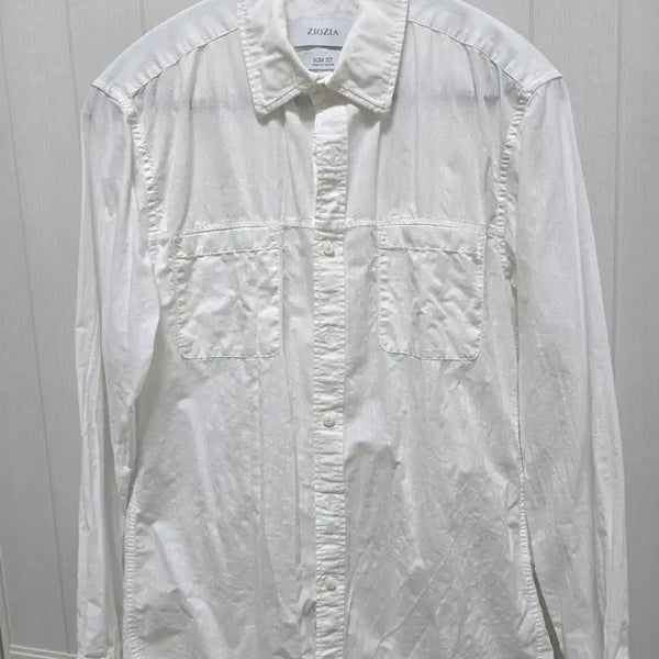 [BUNJANG] Ziozia Linen Slim Fit Shirt Size 100 / 지오지아 린넨셔츠 (100)