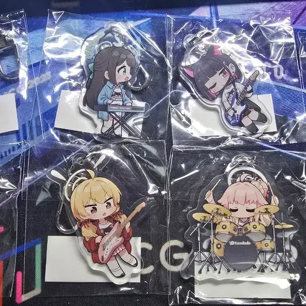 [BUNJANG] Blue Archive Cafe Memorial Capsule Acrylic Keyring After School Dessert Club Set / 블루아카이브 카페메모리얼 캡슐 아크릴 키링 밴디부 세트