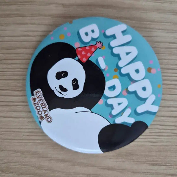 [BUNJANG] Everland Lucky Bao Birthday Limited Edition Badge / 에버랜드 러바오생일 한정뱃지