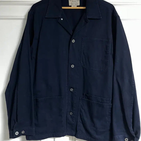 [BUNJANG] Polo Ralph Lauren Coverall Jacket XL Navy / Polo Ralph Lauren Coverall Jacket XL