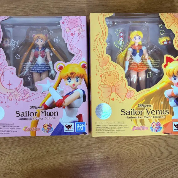 [BUNJANG] Bandai Sailor Moon Sailor Venus Animation Color SHF Bundle Set / 반다이 세일러문 세일러비너스 구애니 컬러 shf 일괄