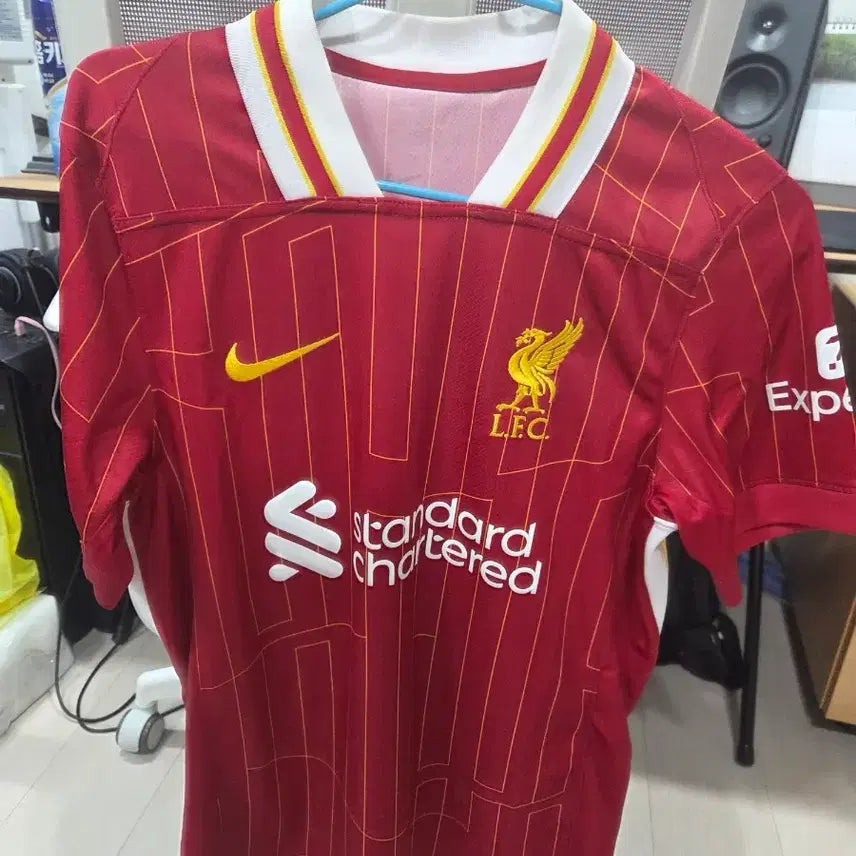 [BUNJANG] Liverpool 24/25 Season Home Jersey Salah / 리버풀 24/25시즌 홈 유니폼 팝니다