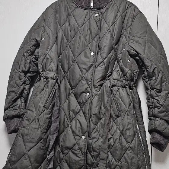 [BUNJANG] Quilted Jacket Khaki / 퀼팅 쟈켓 카키색