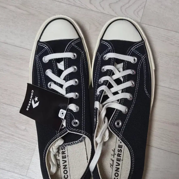 [BUNJANG] Converse Chuck 70 Low Black 162058C / 컨버스 척 70 로우 265 블랙 162058C (새 상품,미착용)