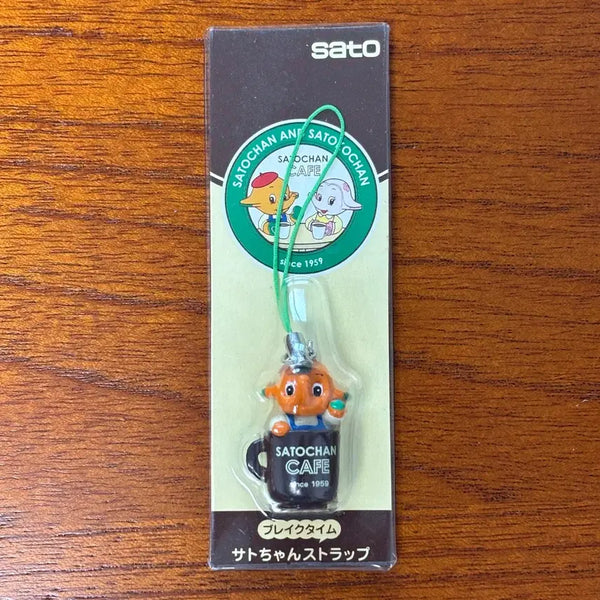 [BUNJANG] Vintage Sato-chan Cafe Strap / [고전] 사토짱 카페 스트랩