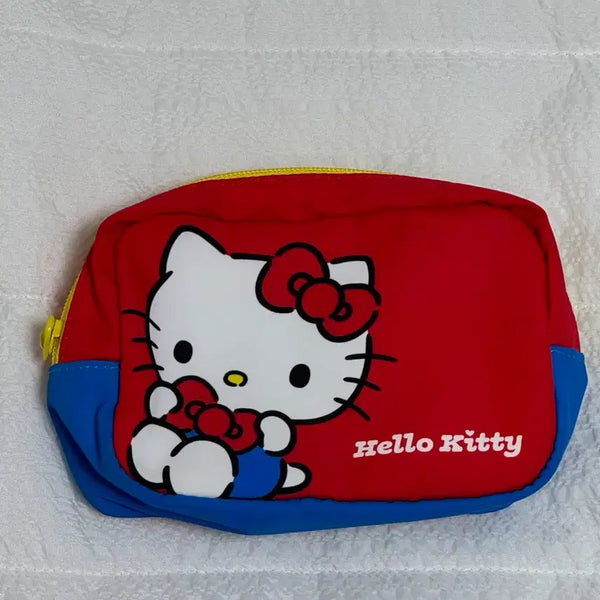 [BUNJANG] Sanrio Hello Kitty Mini Portable Cosmetic Pouch / (일본 정품) 산리오 헬로키티 미니 휴대용 화장품 파우치