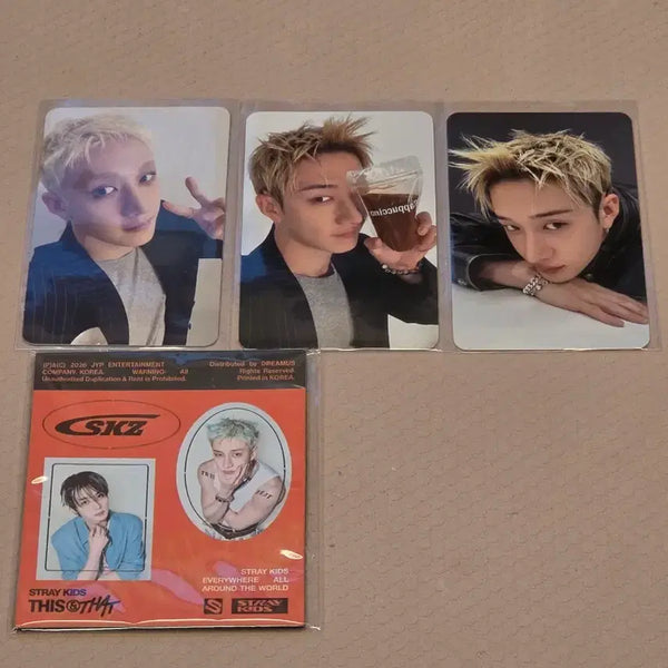 [BUNJANG] Stray Kids Bang Chan DISAPPEARANCE & REAPPEARANCE Popup 2nd Week Lucky Draw Photocard / 스트레이키즈 방찬 울프찬 디스앤뎃 팝업 2주차 3만원 구매 특전