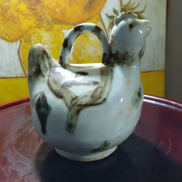 [BUNJANG] Chicken-shaped Ceramic Inkstone / 닭 모양 도자기 연적