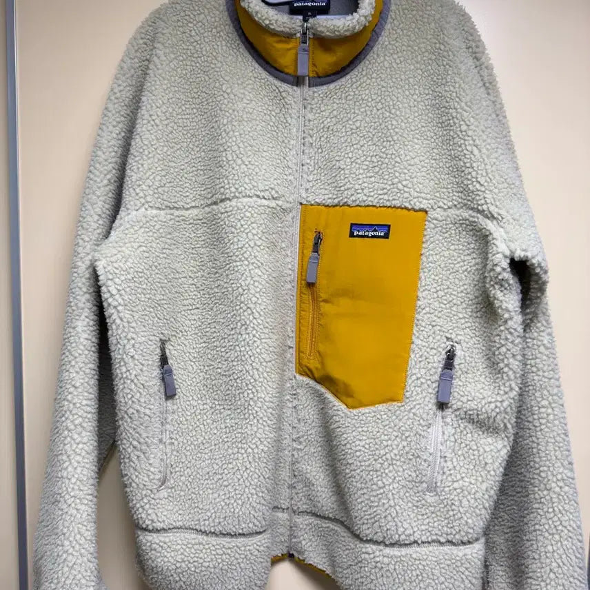 [BUNJANG] Patagonia Classic Retro-X Yellow Fleece Jacket / [XL]파타고니아 클래식 레트로X 옐로우