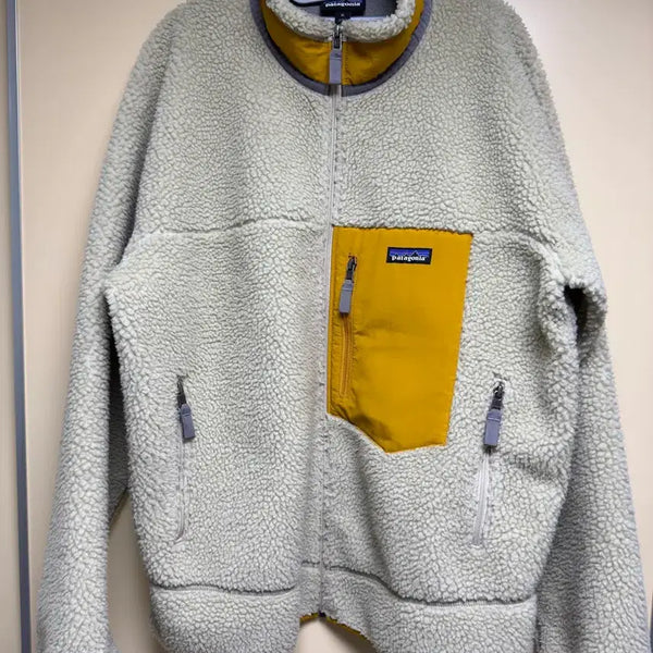 [BUNJANG] Patagonia Classic Retro-X Yellow Fleece Jacket / [XL]파타고니아 클래식 레트로X 옐로우