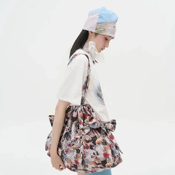 [BUNJANG] Type Service New Cats Bow Bag Red / 타입서비스 New Cats Bow Bag Red