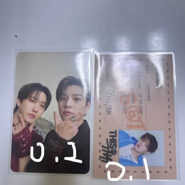 [BUNJANG] Stray Kids Seungmin Changbin Photocard / 승민 창빈 포카