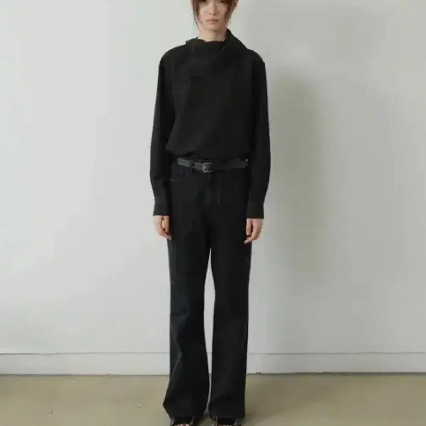 [BUNJANG] Ayou Seoul Black Bootcut Jeans - Small / 아유서울)black bootcut jean 스몰