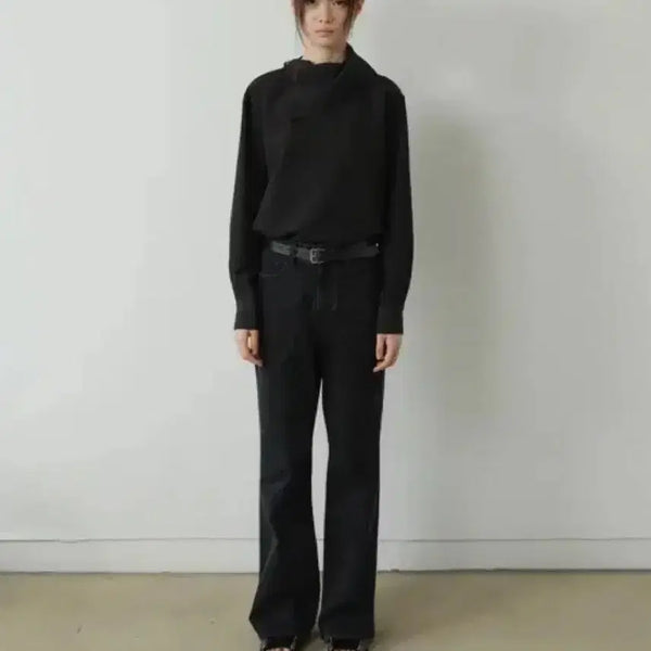 [BUNJANG] Ayou Seoul Black Bootcut Jeans - Small / 아유서울)black bootcut jean 스몰