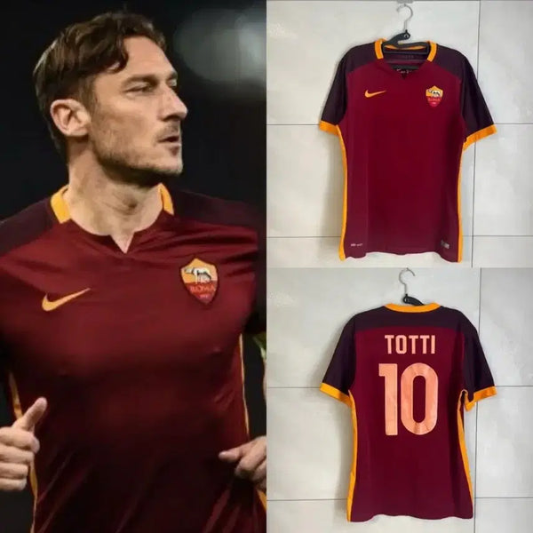 [BUNJANG] Nike AS Roma 15-16 Francesco Totti Marked Jersey - M Size / 나이키 15-16 AS로마 토티 마킹 유니폼 져지 [M size]