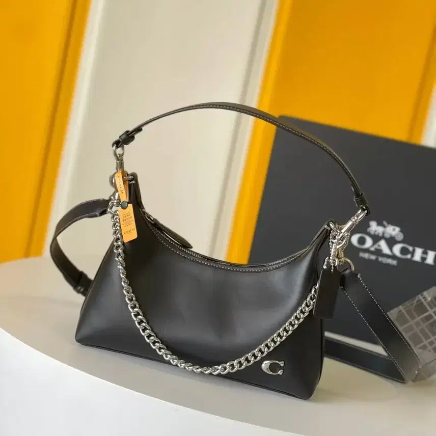 [BUNJANG] COACH Juliet Tote Shoulder Mini Bag / COACH/여성용 무지 세련된 숄더 크로스 토트백