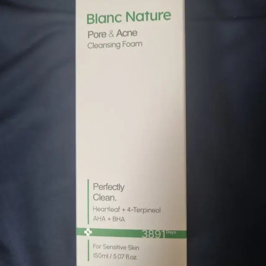 [BUNJANG] Blanc Nature Pore & Acne Cleansing Foam 150ml (Sealed) / 블랑네이처 아크네 클렌징 폼 150ml 미개봉 새상품입니다