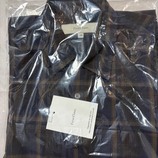 [BUNJANG] Firstfloor Check Shirt #2 Size 46 / [새상품] 퍼스트플로어(파프터) 체크셔츠#2 46사이즈