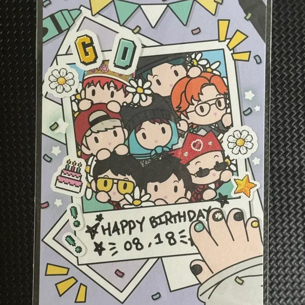 [BUNJANG] G-Dragon Birthday Postcard / [새상품] 지드래곤 생일선물 엽서
