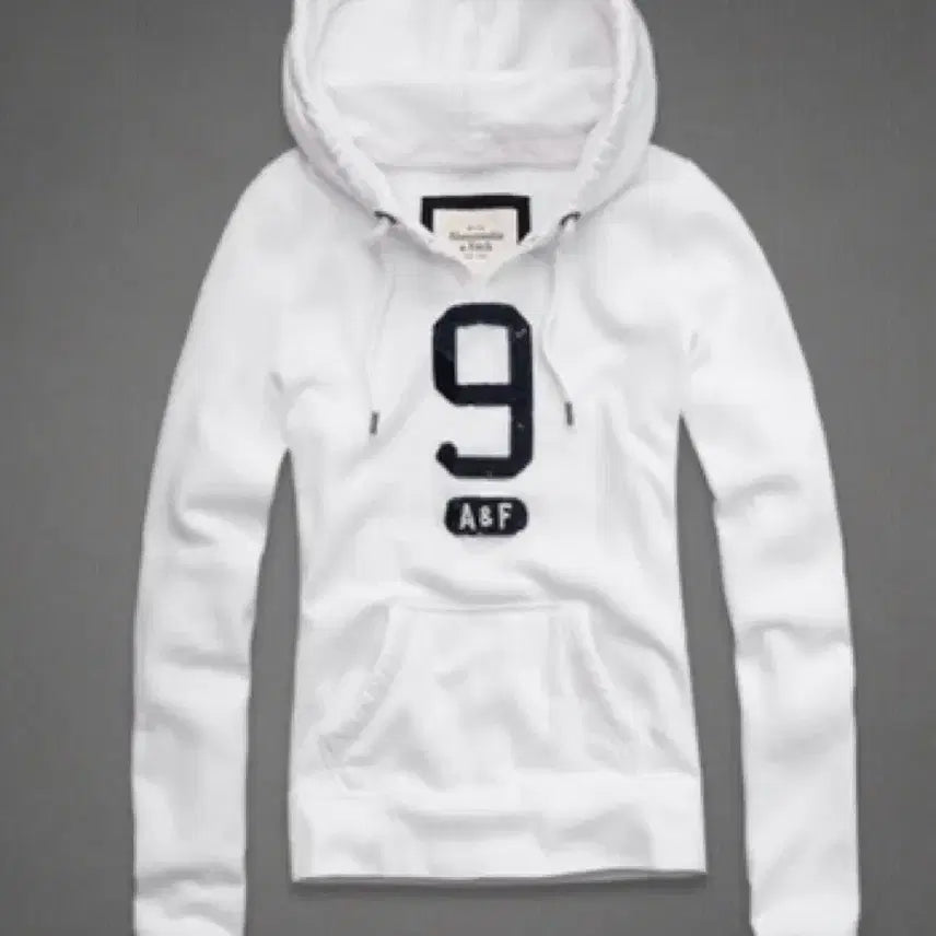 [BUNJANG] Abercrombie Y2K Hoodie White / 아베크롬비 Y2K 후드티 화이트
