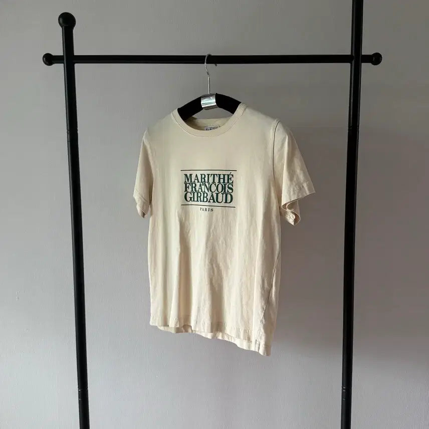 [BUNJANG] Marithe Francois Girbaud Short Sleeve T-Shirt Ivory M / 마리떼 프랑소와 저버 반팔티 아이보리 M