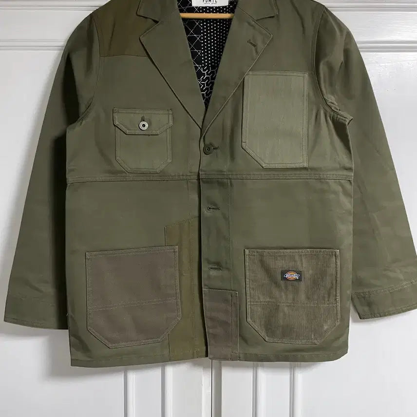[BUNJANG] FDMTL x Dickies Patchwork Coverall Khaki Size 3 / FDMTLxDickies Patchwork Coverall Khaki 3