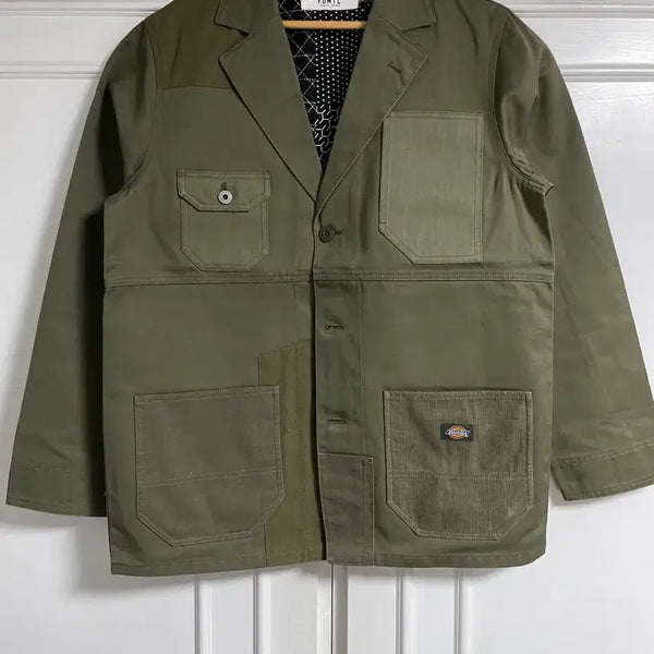 [BUNJANG] FDMTL x Dickies Patchwork Coverall Khaki Size 3 / FDMTLxDickies Patchwork Coverall Khaki 3