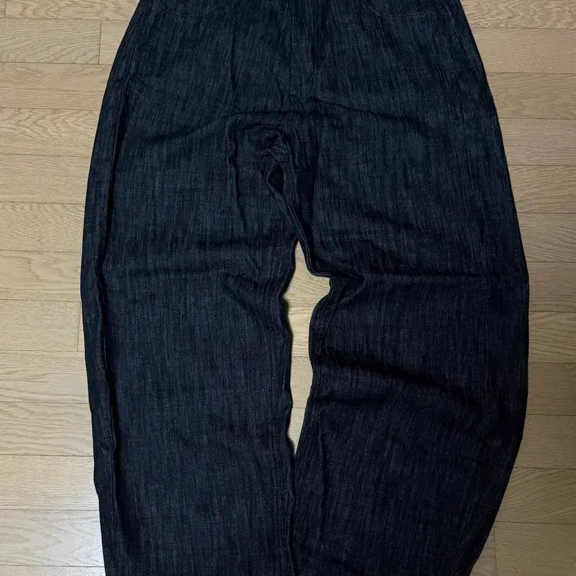 [BUNJANG] ERTR Low Denim Pants Dark Indigo / 이알티알(ERTR) 로우 데님팬츠 다크 인디고