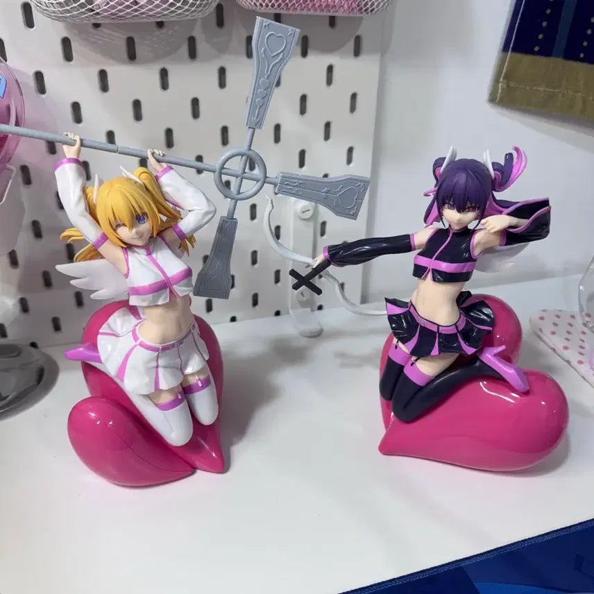 [BUNJANG] Banpresto 2.5D Temptation Figure Set - Rirel & Miriela / 반프레스토 2.5차원의 유혹 피규어 팝핀 하트 미소녀 피규어 세트
