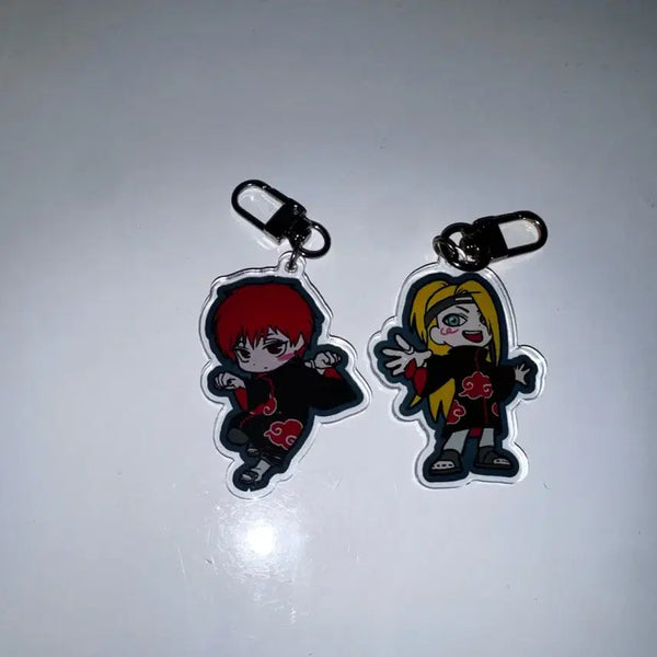 [BUNJANG] Naruto Sasori Deidara Acrylic Keyring Bundle Set / 나루토 사소리 데이다라 아크릴 키링 일괄