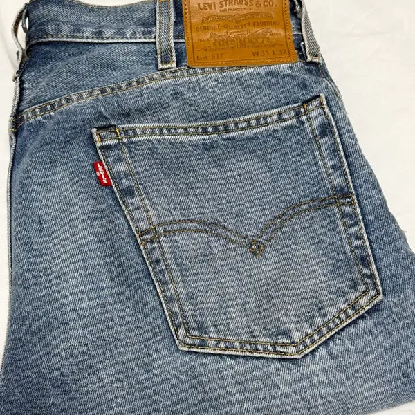 [BUNJANG] Levi's 517 Mid-Blue Bootcut Jeans 31x32 / 리바이스 517 부츠컷 청바지 미드블루 31*32