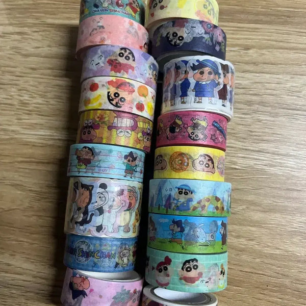 [BUNJANG] Crayon Shin-chan Masking Tape Set (18 pieces) / 짱구마테 18개 일괄