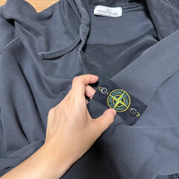 [BUNJANG] Stone Island Hooded Zip-up XXL / 스톤아일랜드 후드집업 24 xxl 정품 크림구매