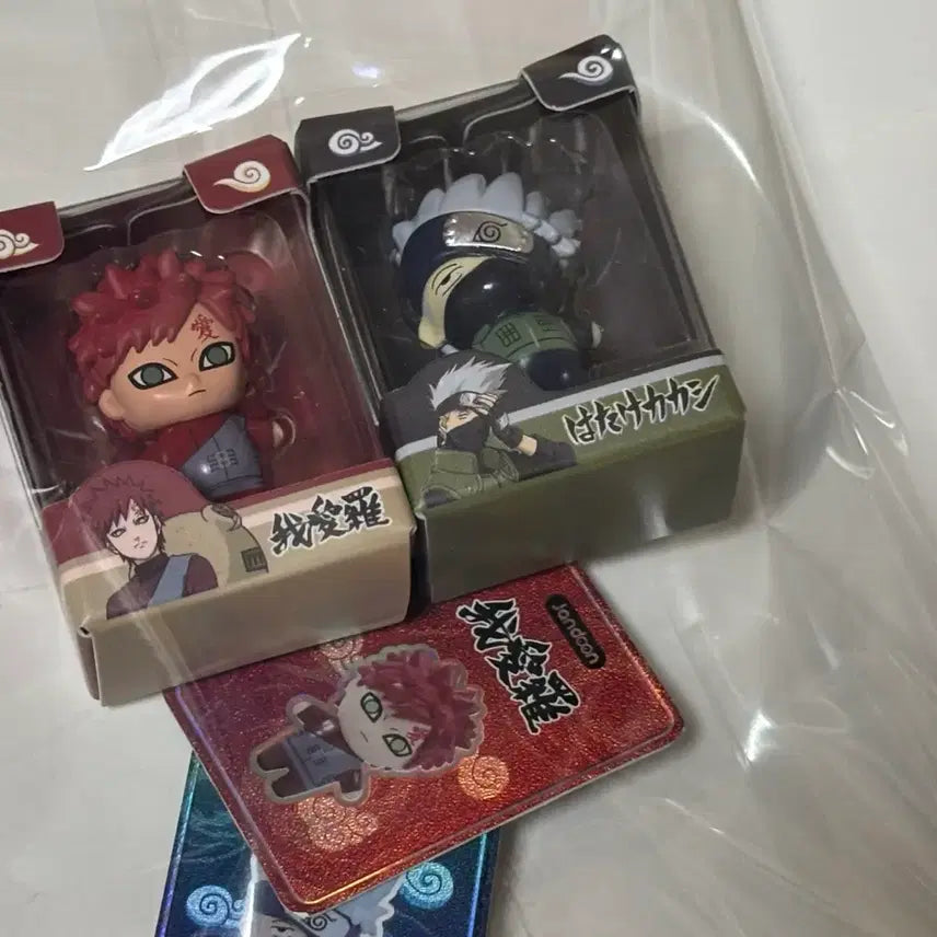 [BUNJANG] Naruto Rice Ball Figure Bundle Set (Kakashi, Gaara) / 일괄) 나루토 쌀알피규어 카카시 가아라 가챠 피규어