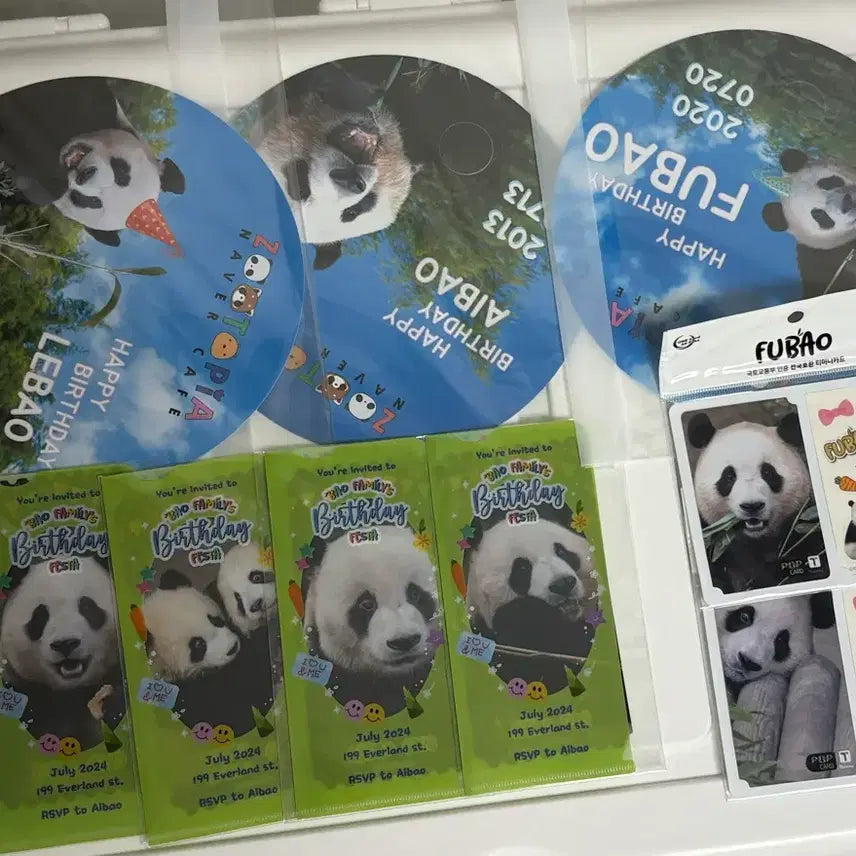 [BUNJANG] Fu Bao Merchandise Bundle Set / 푸바오 굿즈 일괄판매 희귀템은 덤 상태 개좋음