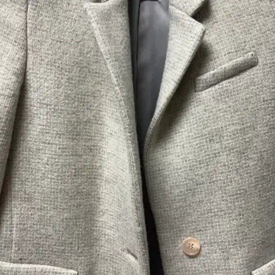 [BUNJANG] Check Collar Coat / 리스트 체크 카라 코트