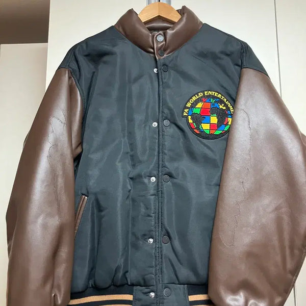 [BUNJANG] Fucking Awesome Stamp Varsity Jacket M / 퍼킹어썸 스케이트보드 검 스탬프 바시티자켓 야구점퍼 m