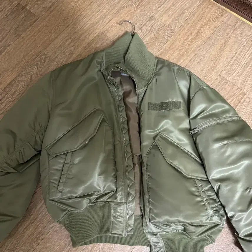 [BUNJANG] Bellier Lander Flight Jacket Khaki / 벨리에 랜더 플라이트 자켓 - 카키