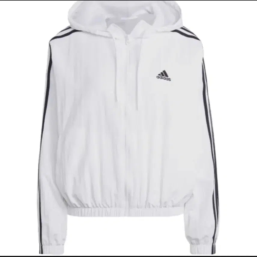 [BUNJANG] Adidas Essentials 3-Stripes Woven Windbreaker / 아디다스 에센셜 3S 우븐 윈드브레이커