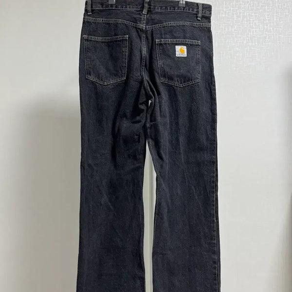[BUNJANG] Carhartt WIP Black Wash Straight Fit Denim W34 / 칼하트WIP  흑청 데님 W34