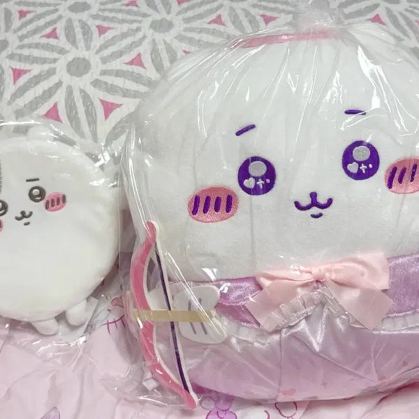 [BUNJANG] Cheekawa Angel Big Plush + Cheekawa Mochi Pouch Bundle Set / 치이카와 천사 빅 누이 + 치이카와 모찌 파우치 일괄