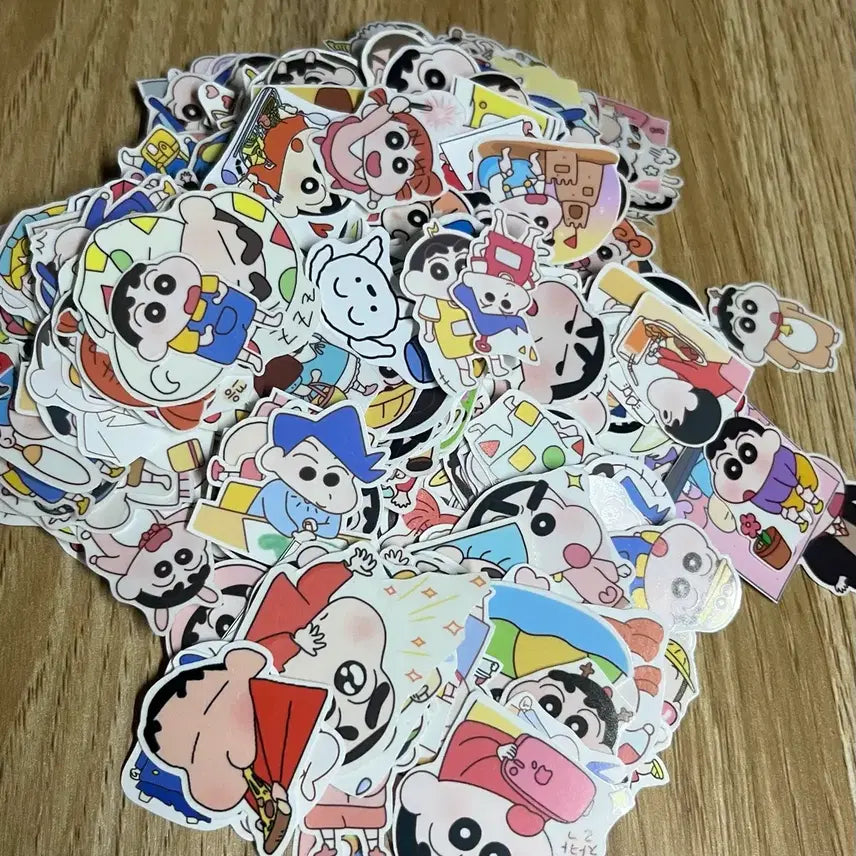 [BUNJANG] Crayon Shin-chan Die-Cut Stickers (500+ pcs Bundle Set) / 짱구인컷 약 500장이상