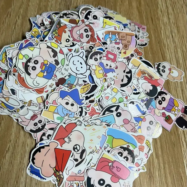 [BUNJANG] Crayon Shin-chan Die-Cut Stickers (500+ pcs Bundle Set) / 짱구인컷 약 500장이상